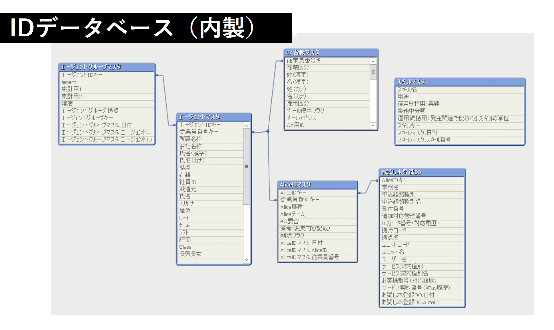 IDデータベース（内製）